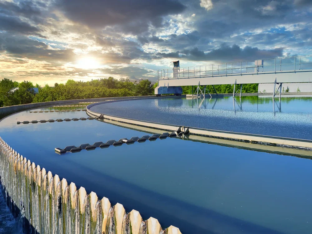 Wastewater treatment plant supported by Belidor AI operational intelligence